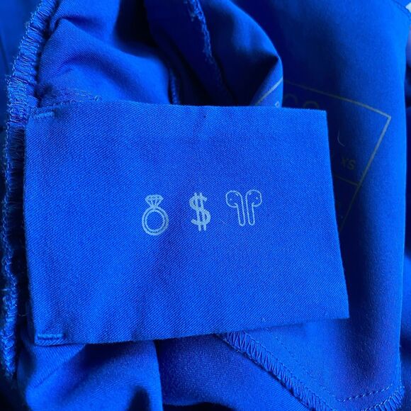 Figs Scrubs Women XS Set Top and Cargo Pants Blue Medical - Picture 14 of 15